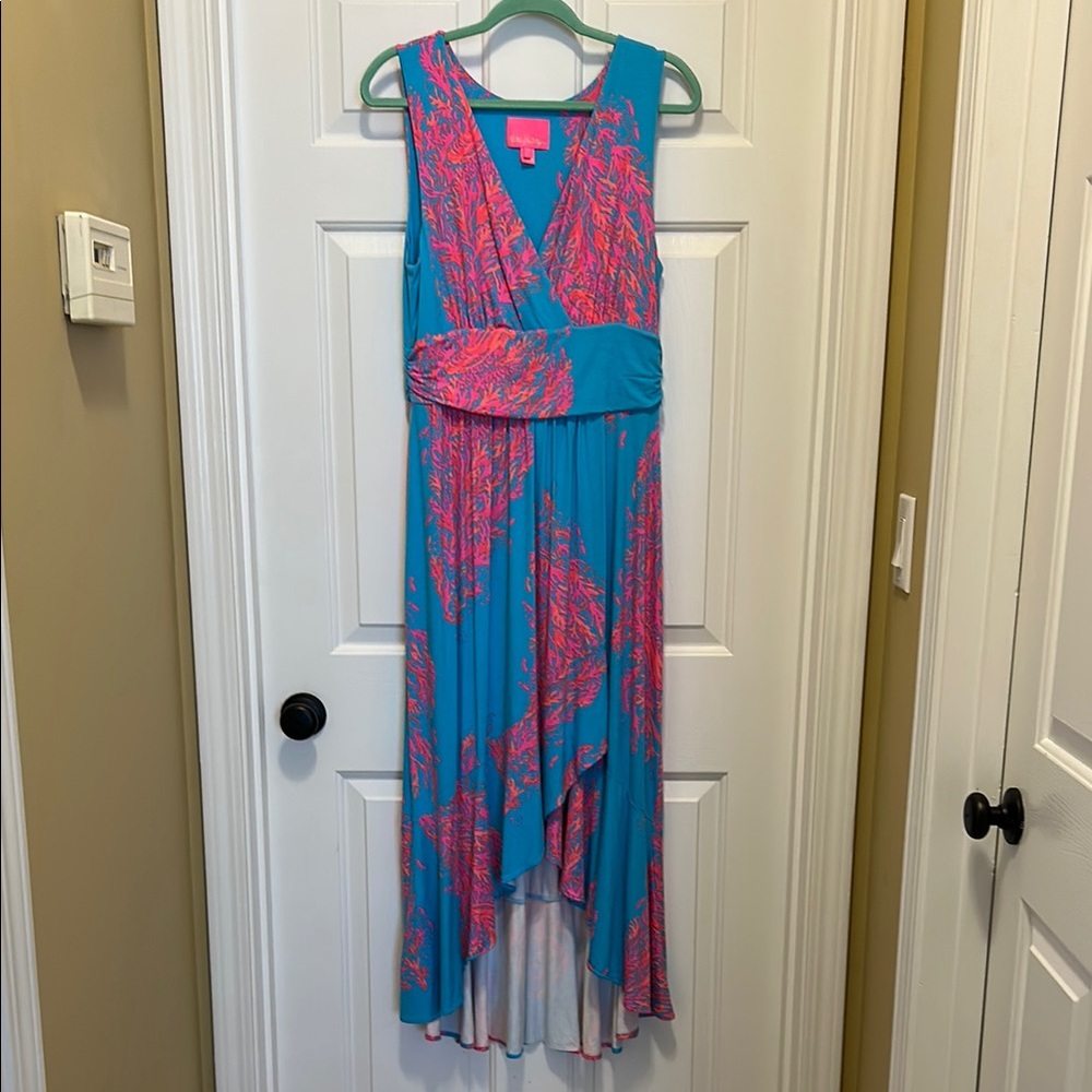 Lilly Pulitzer Blue and Pink Dress